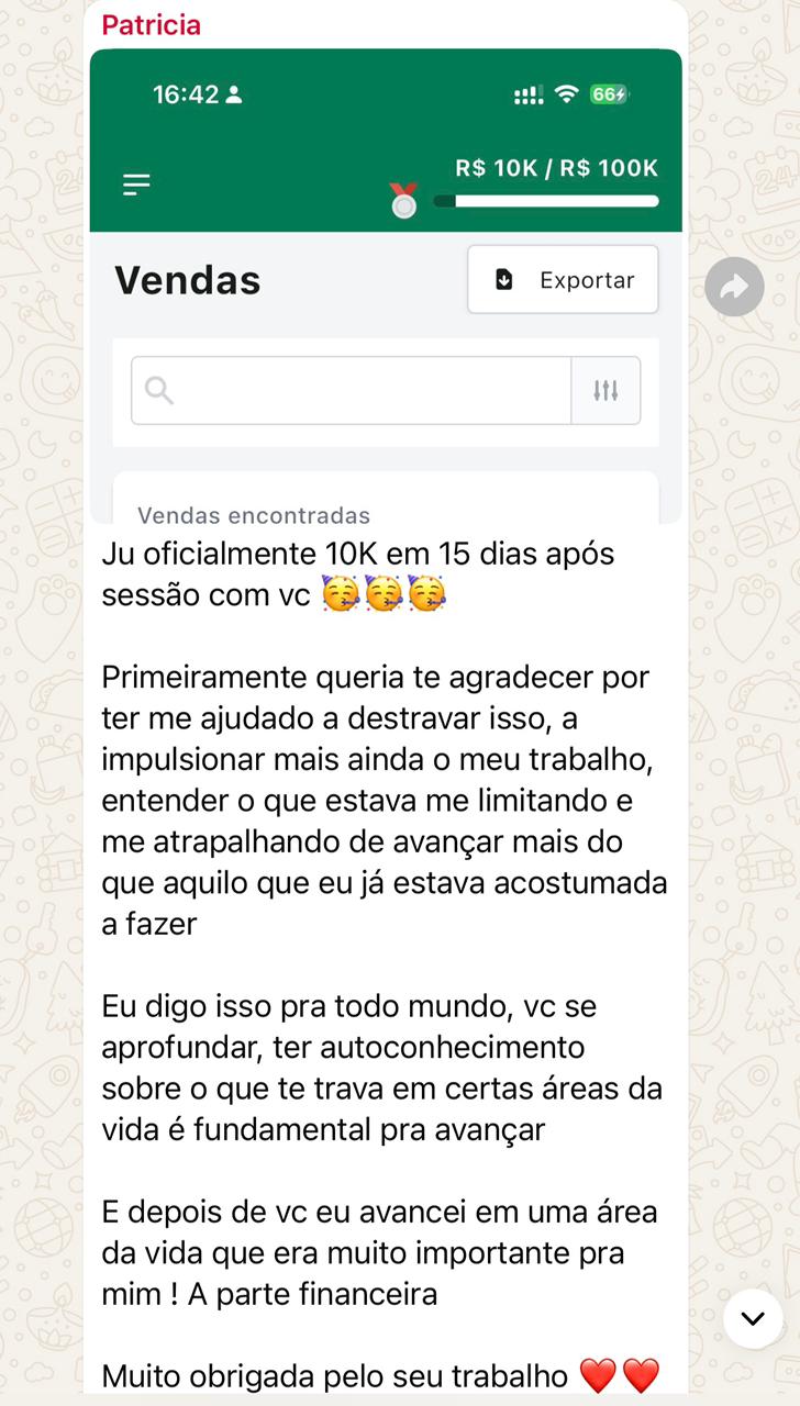 Depoimento: 10k em 15 dias depois da sessão